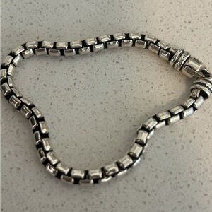 David Yurman Men’s Box Chain Bracelet